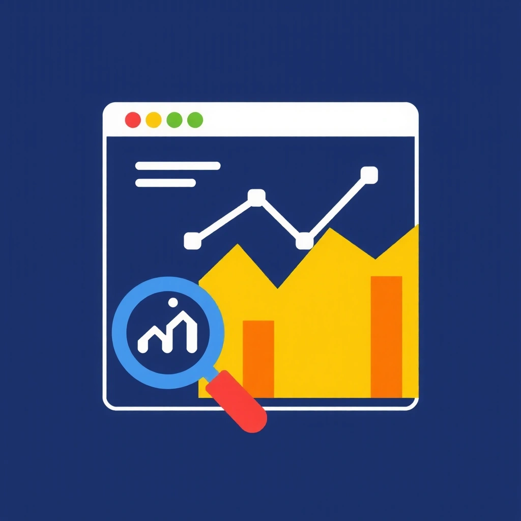 Pictogramă pentru Web Analytics