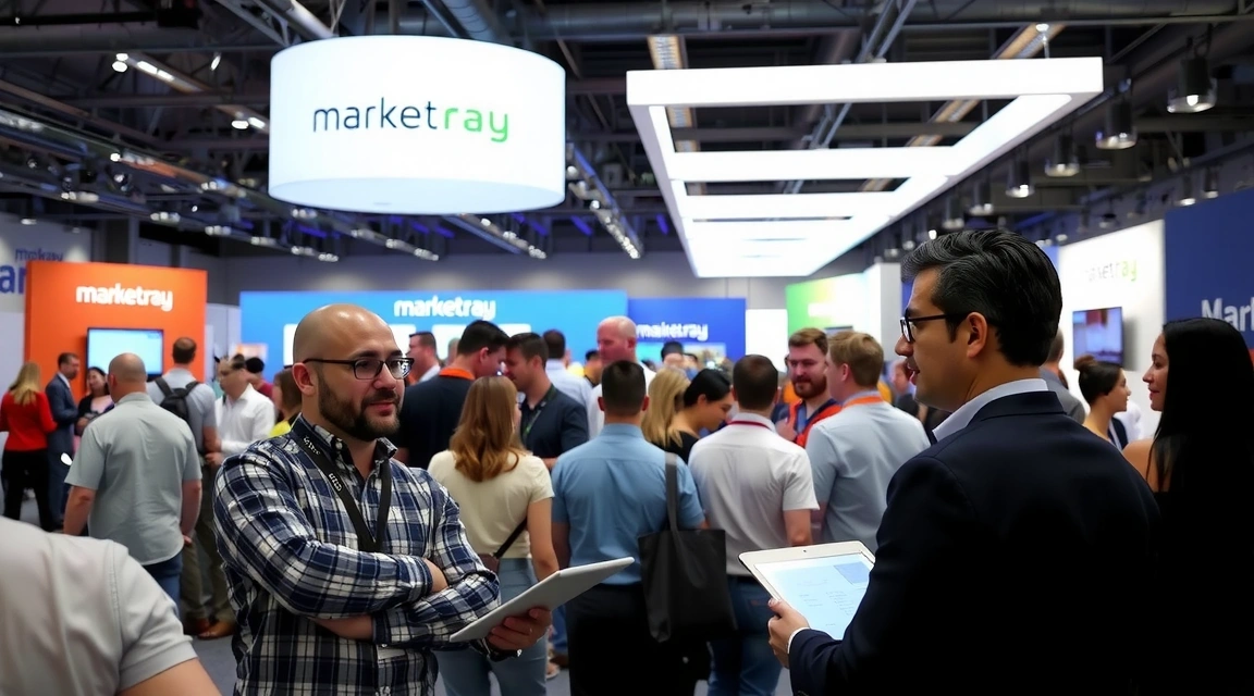 Echipa marketray la o conferință internațională